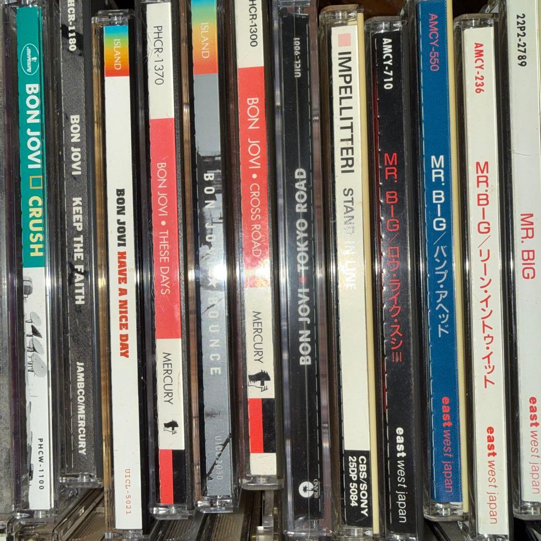 CD　洋楽　まとめ売り ボン・ジョヴィ　メタリカ　Mr.Big　ドリームシアター