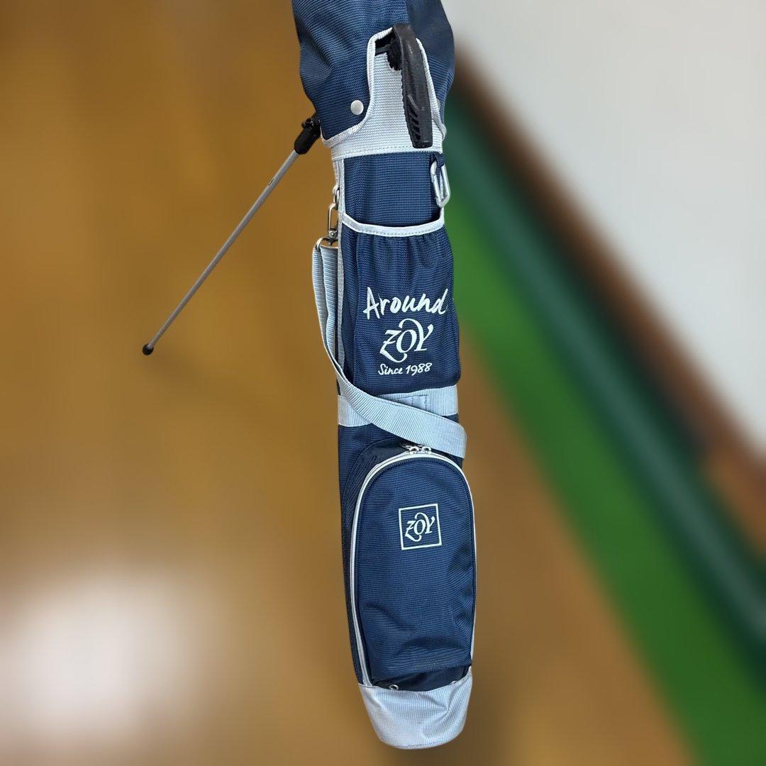 ZOYスタンド式ゴルフバッグ ネイビー