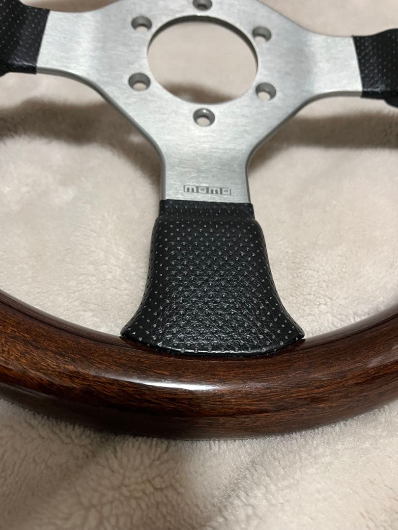 momoファイターウッド＆レザー コンビ35cm