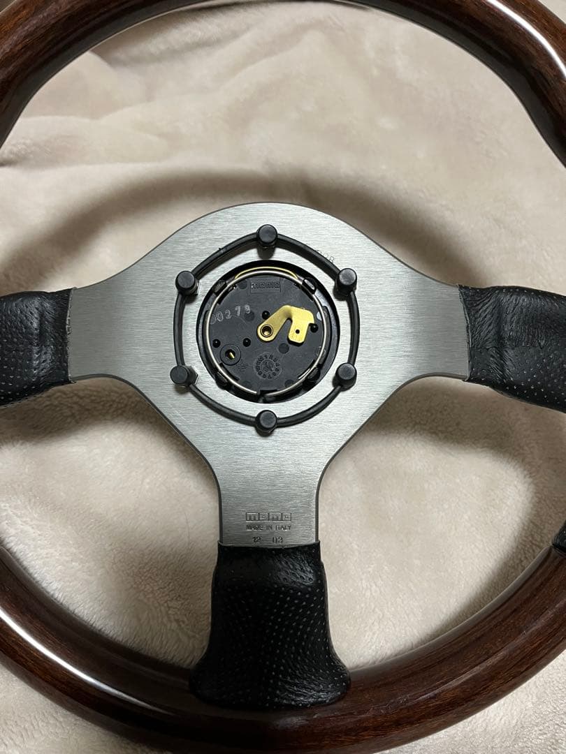 momoファイターウッド＆レザー コンビ35cm