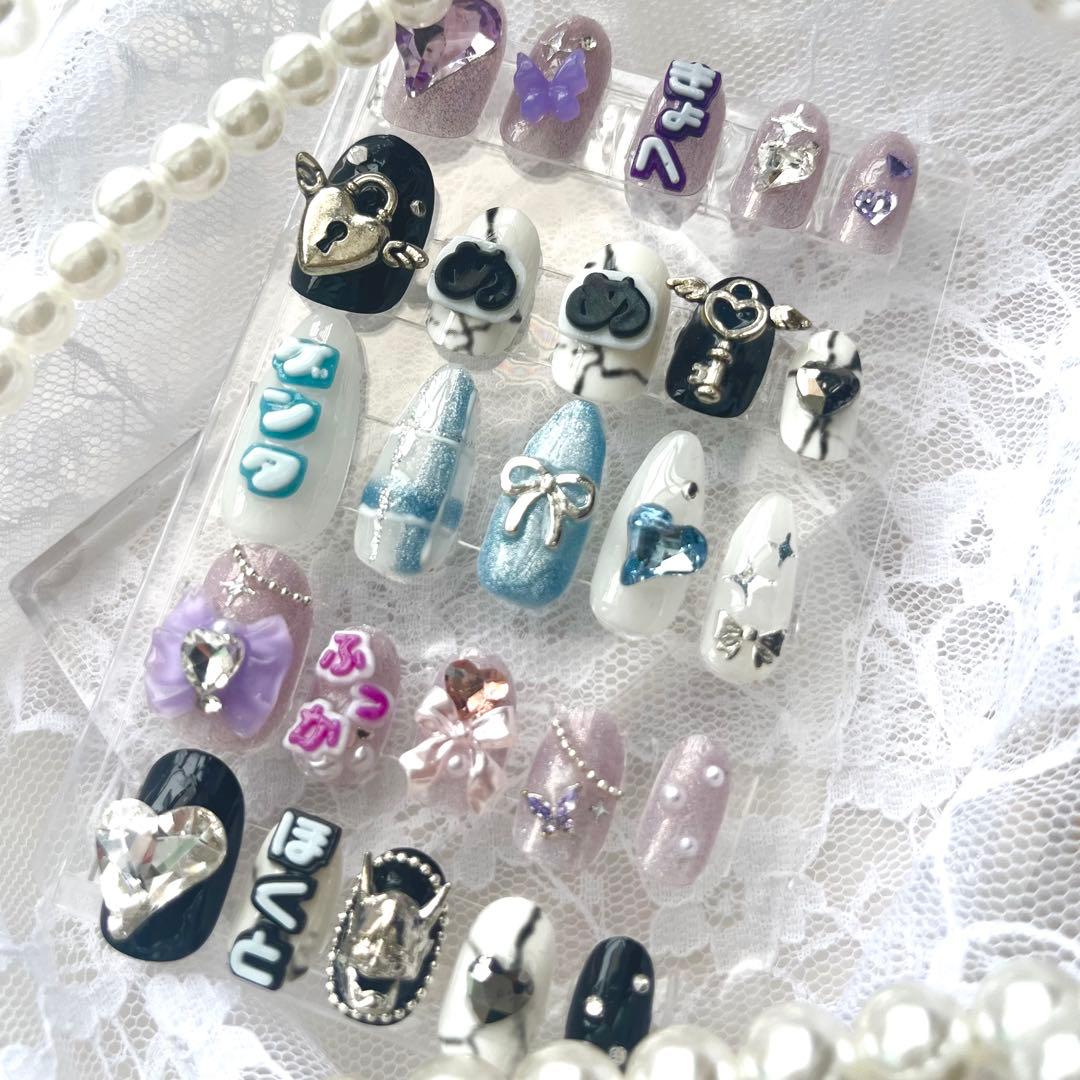 ネイル文字パーツ　オーダーページ