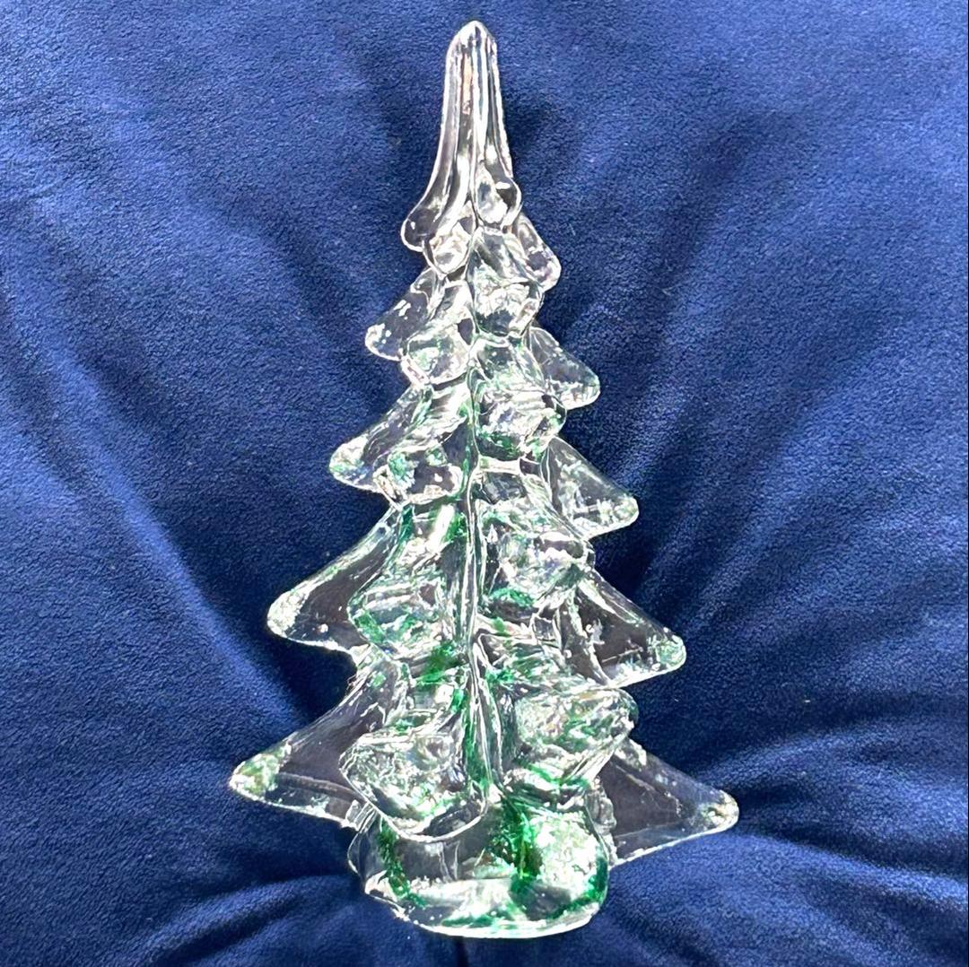 ヴィンテージ　クリスタル　ガラス　クリスマスツリー④