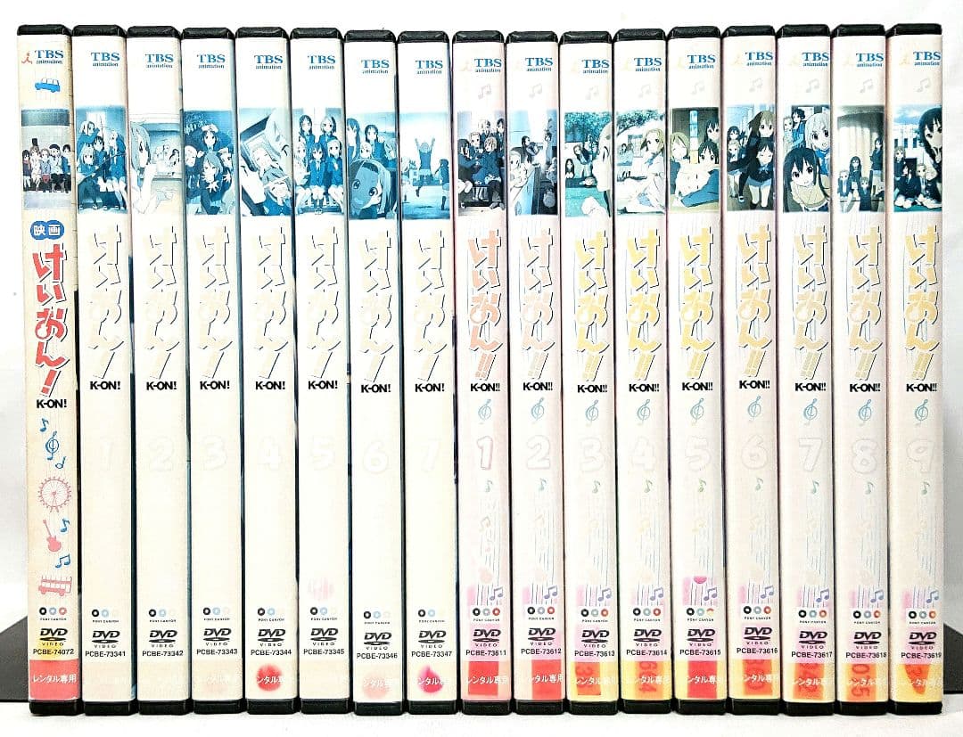 けいおん【1期+2期+劇場版】DVD 全17巻セット