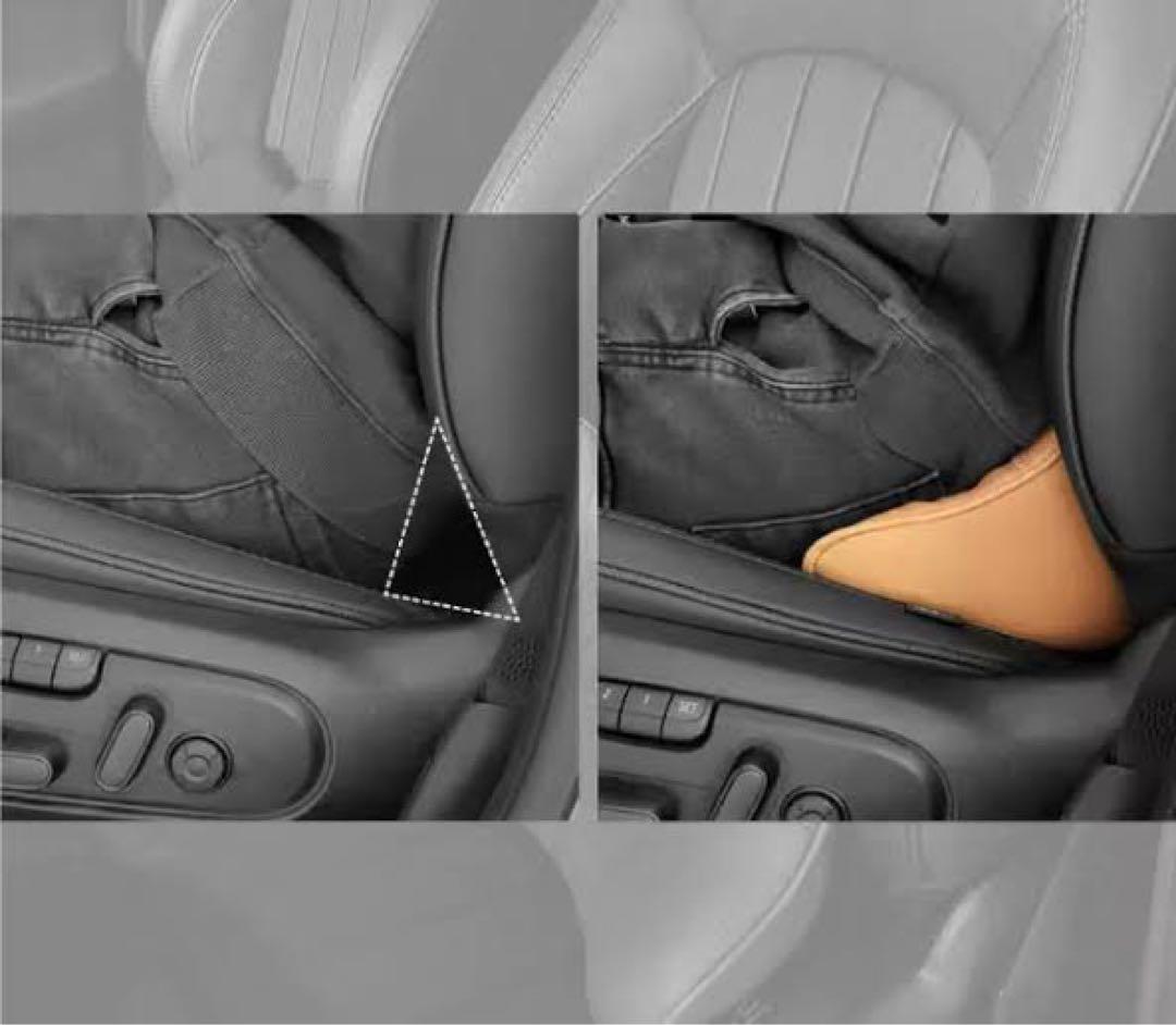 新品未使用　車用腰クッション　腰プレミアムミニ　ブラック