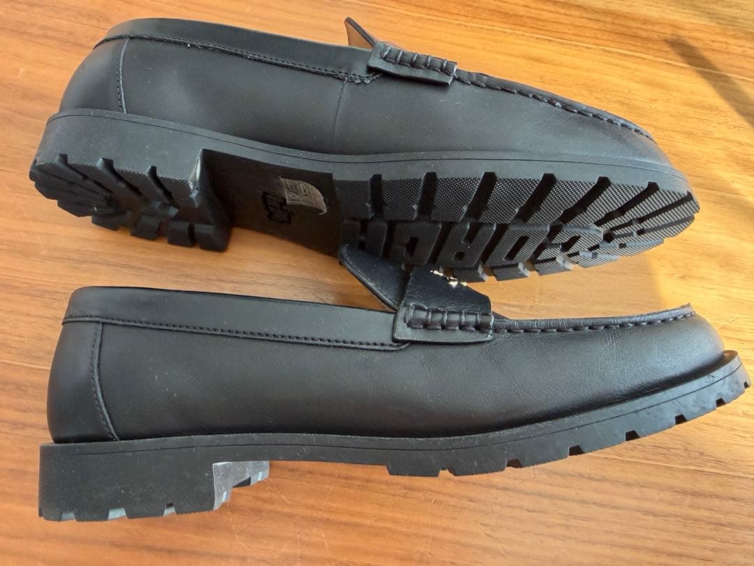 COACH★コーチ ブラック ローファー 24cm