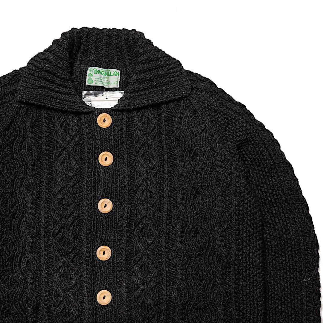 トップス INVERALLAN 3ACOTTON Black Denim46