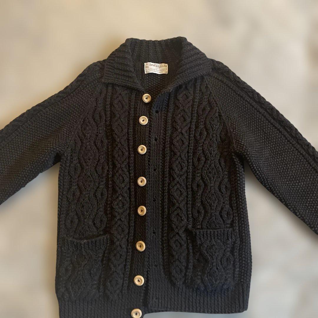 トップス INVERALLAN 3ACOTTON Black Denim46