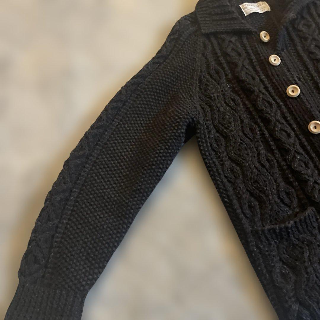 トップス INVERALLAN 3ACOTTON Black Denim46