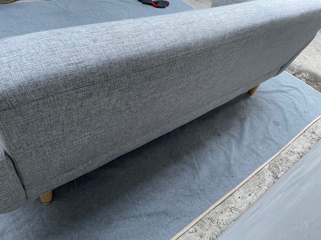 Ain　美品LOWYAロビーチェア ソファー アームソファー ファブリック