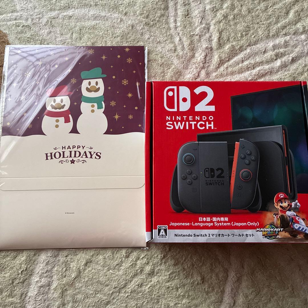 Nintendo Switch2マリオカートワールド同梱版+ギフトボックス