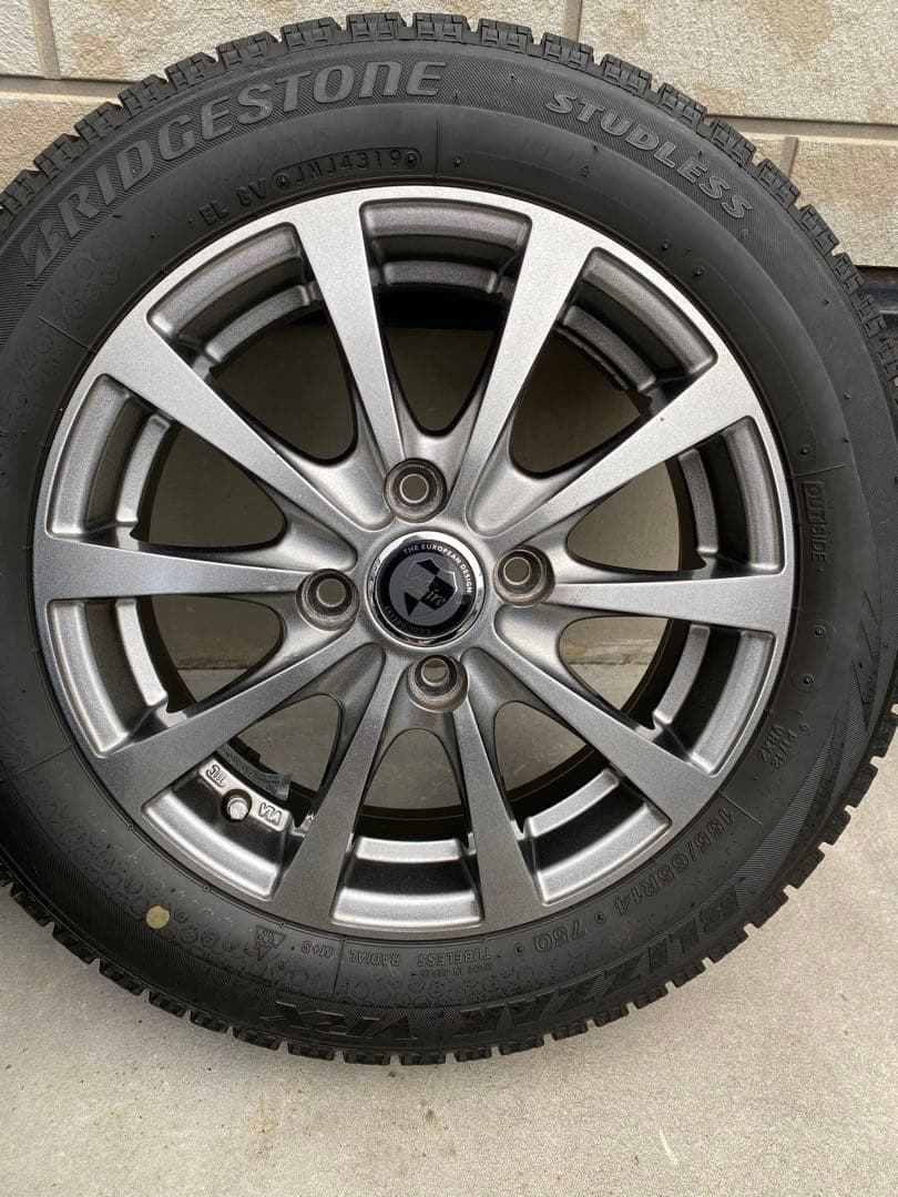 スタッドレスタイヤセット155/65R14 14インチ アルミホイール 軽自動車