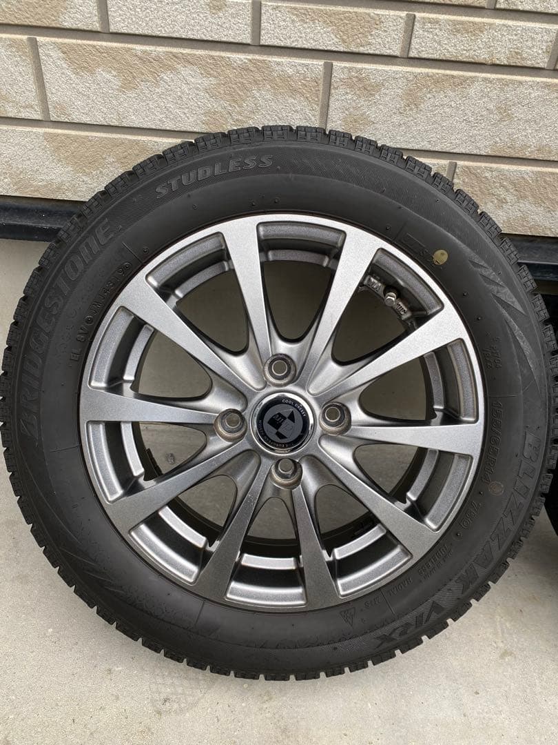 スタッドレスタイヤセット155/65R14 14インチ アルミホイール 軽自動車