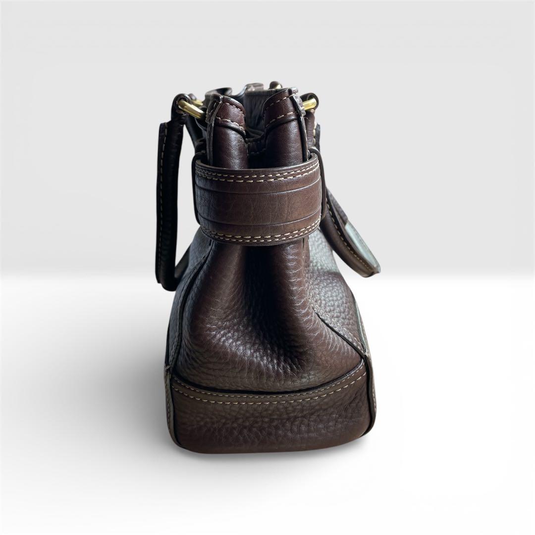 COACH ダークブラウン ハンドバッグ