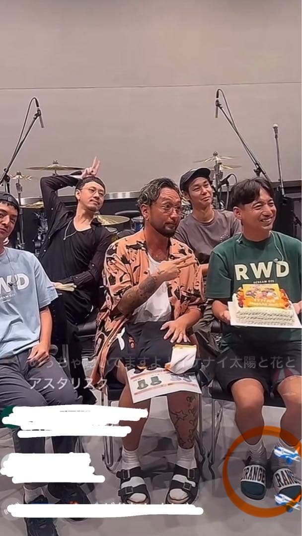 ORANGE RANGEグッズ シャワーサンダル Mサイズ