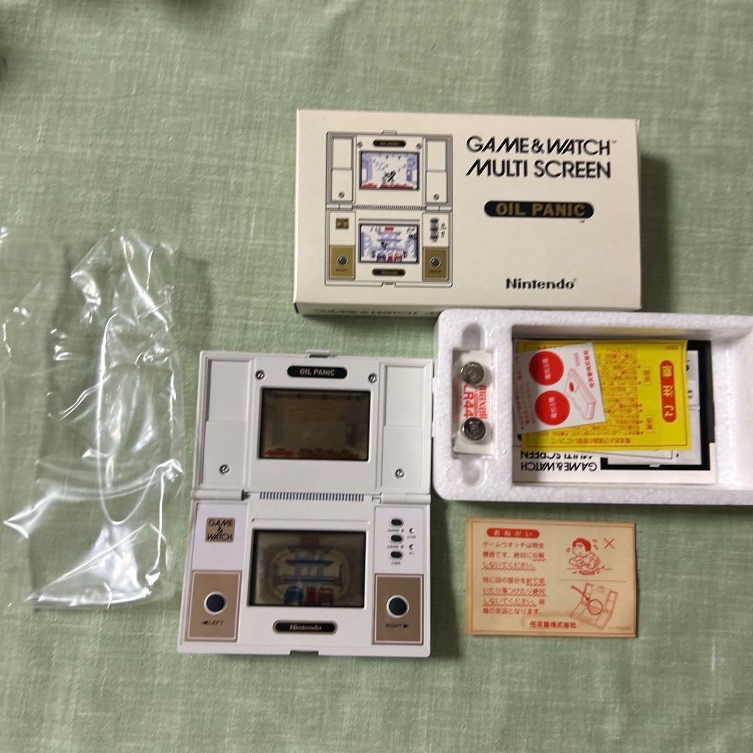 【開封・未使用品】GAME&WATCH MULTISCREEN OILPANIC