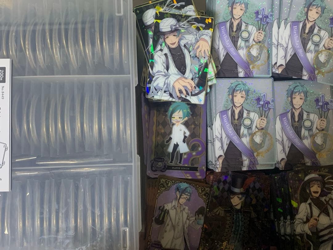 ひ*な様 ツイステ フロイド 缶バッジ ウエハース メタカ まとめ売り