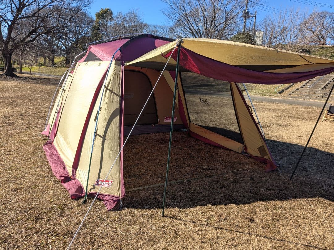 コールマン　タフスクリーン2ルームハウス　バーガンディ