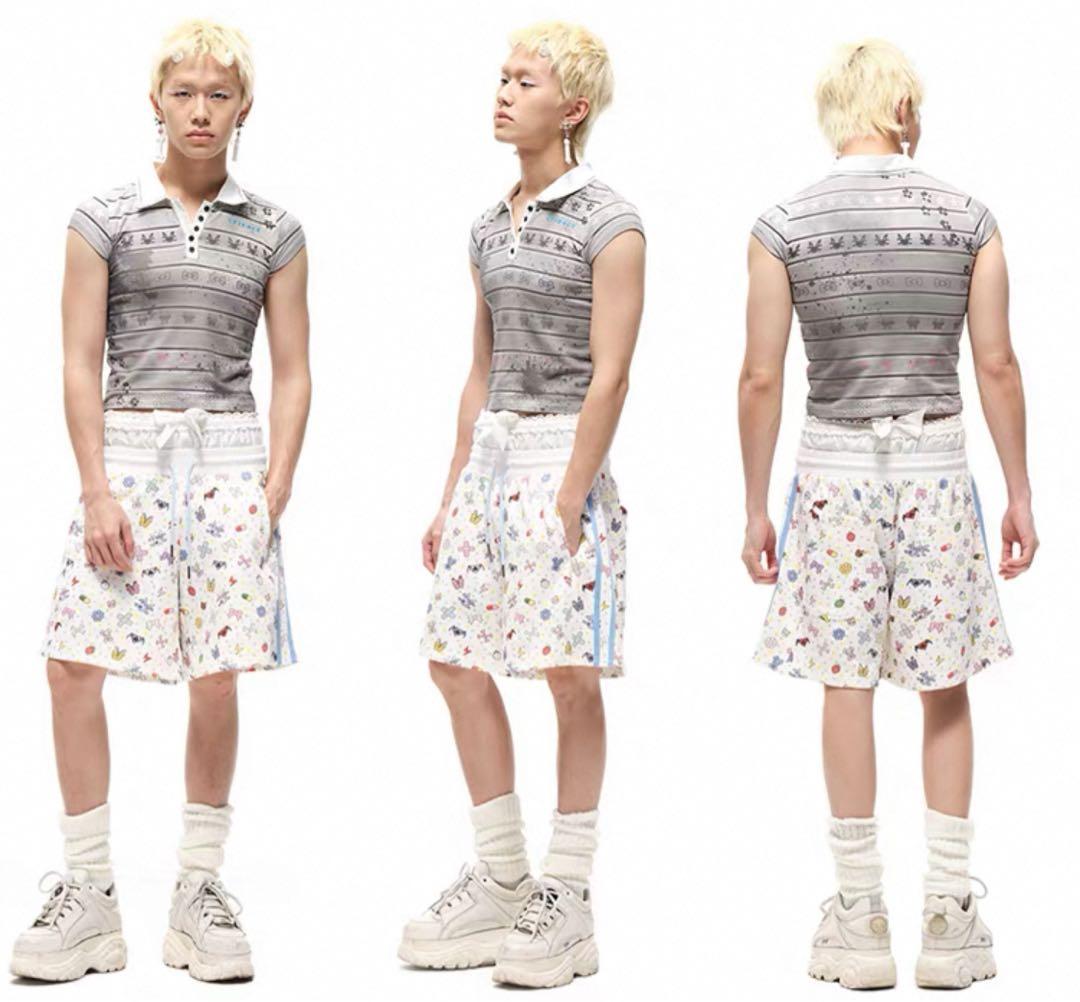 CFIERCE カラフル動物柄ショートパンツ