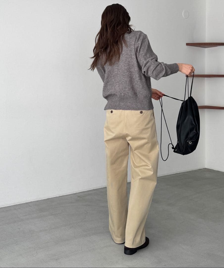 CANAL JEAN HARING　クラシックタックパンツ