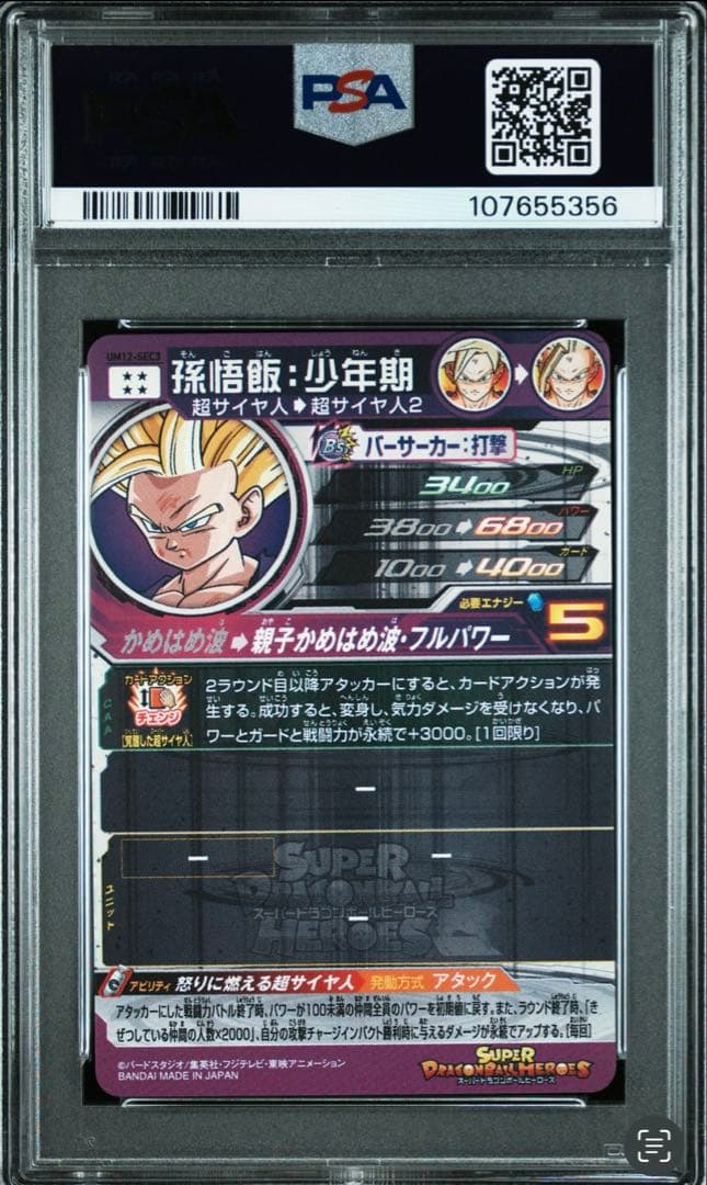 PSA10 um12-sec3 孫悟飯 少年期