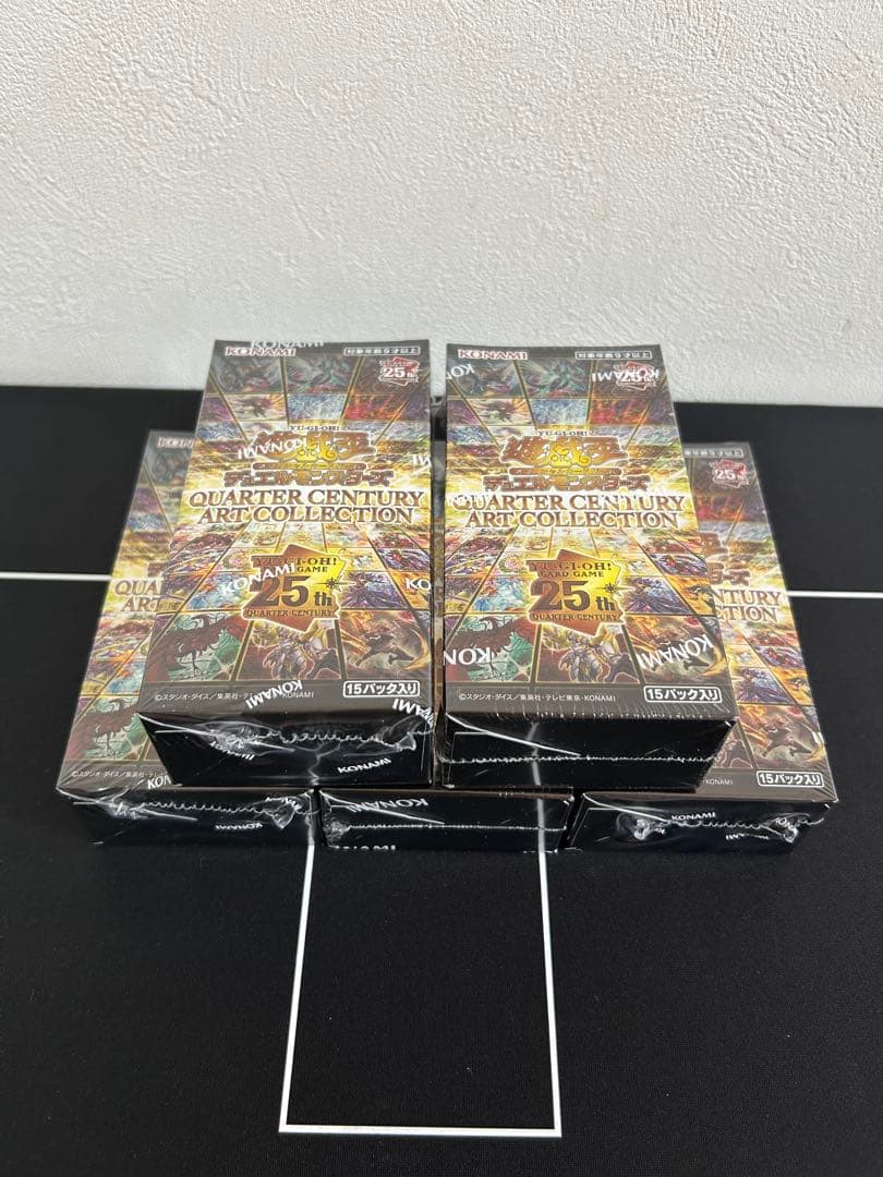 新品未開封 シュリンク付き アーコレ 5BOX 遊戯王 アートコレクション