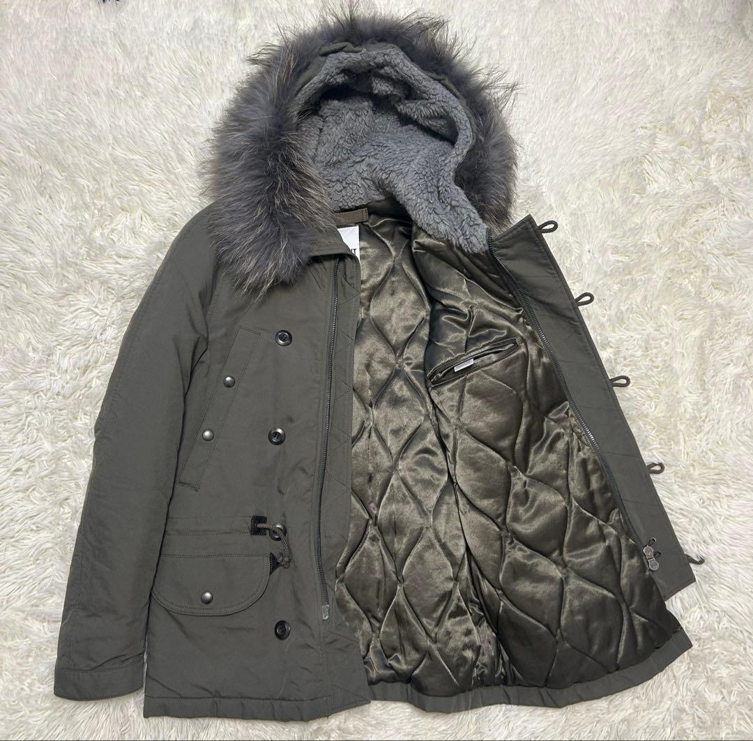 ATTACHMENT アタッチメント モッズコート　キルティング　カーキ　　1