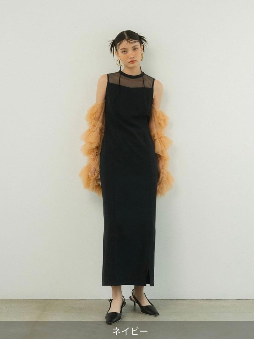 【ANDRESD】 detached sleeve dress M