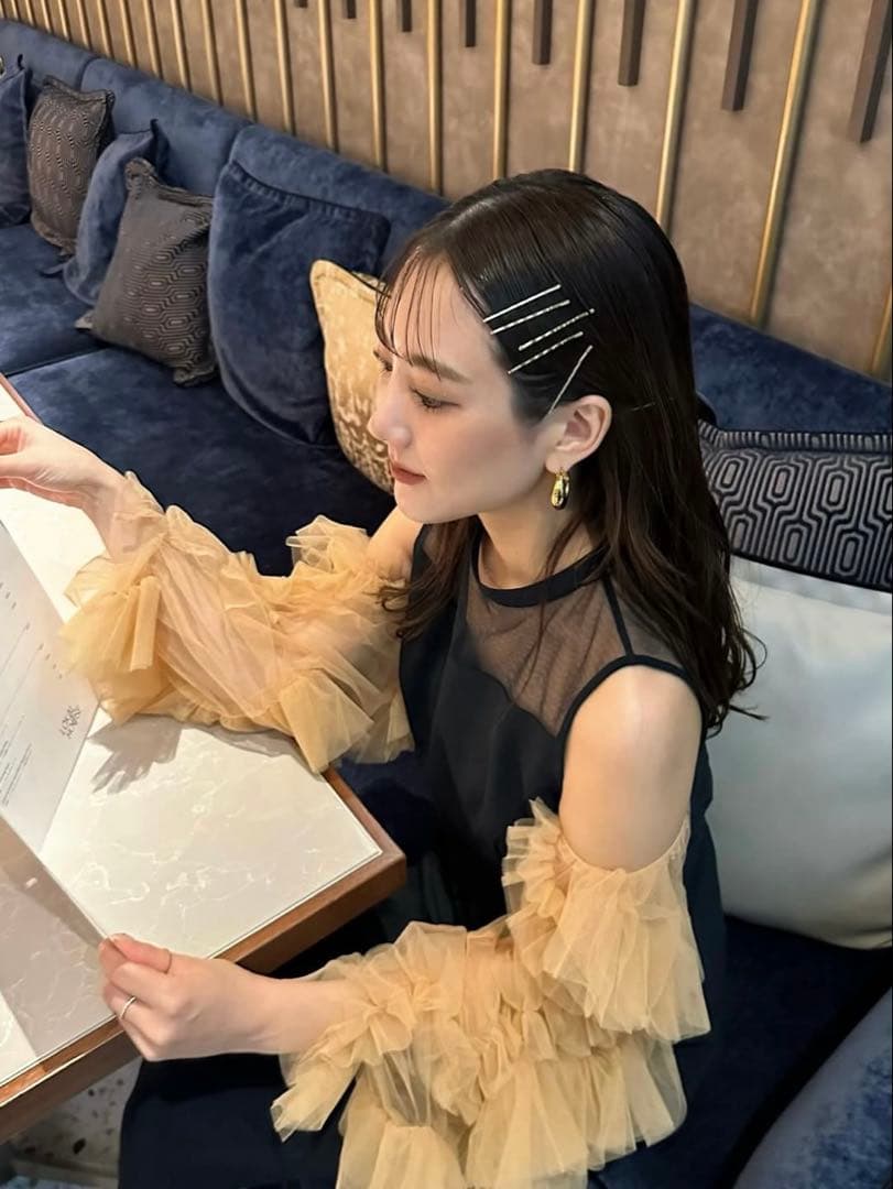 【ANDRESD】 detached sleeve dress M