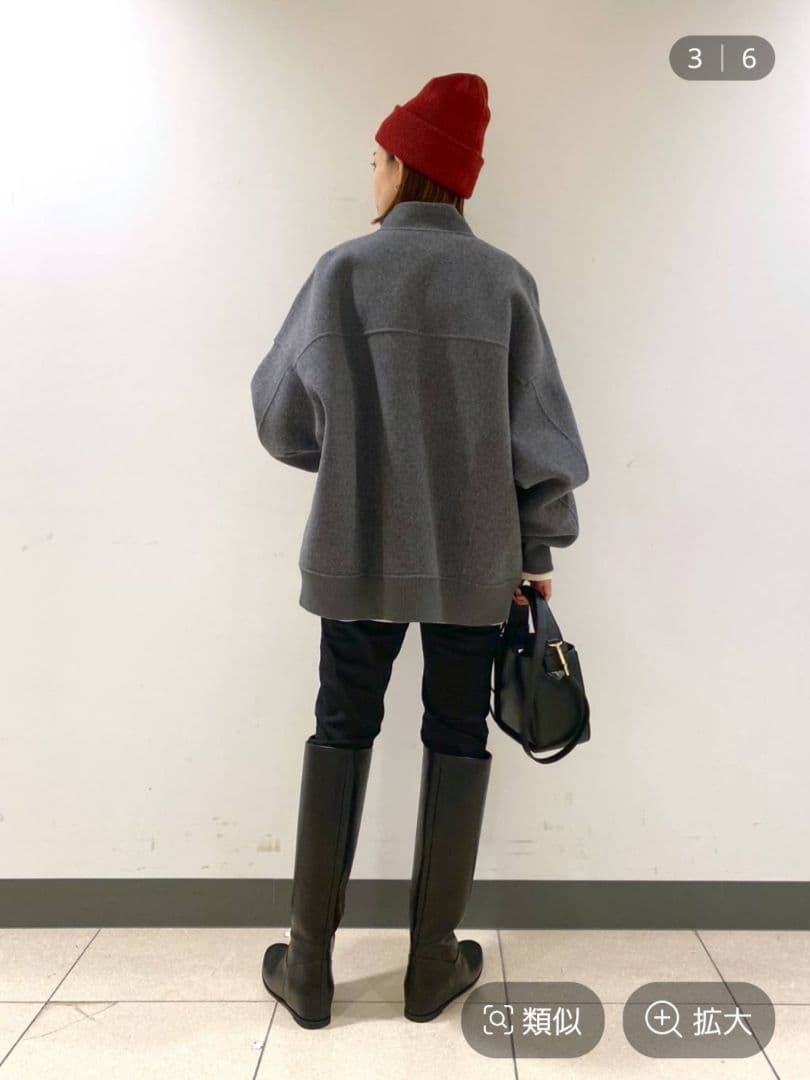 BARNYARDSTORM スタンドカラーウールブルゾン