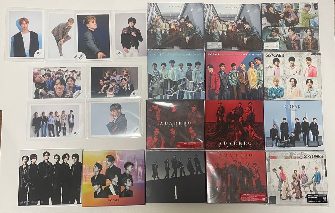 SixTONES CDと公式写真まとめ売り