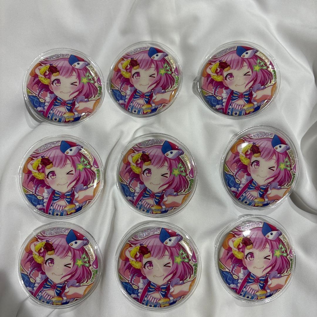 プロセカ　鳳えむ　グリッター缶バッジ　16b 9個セット