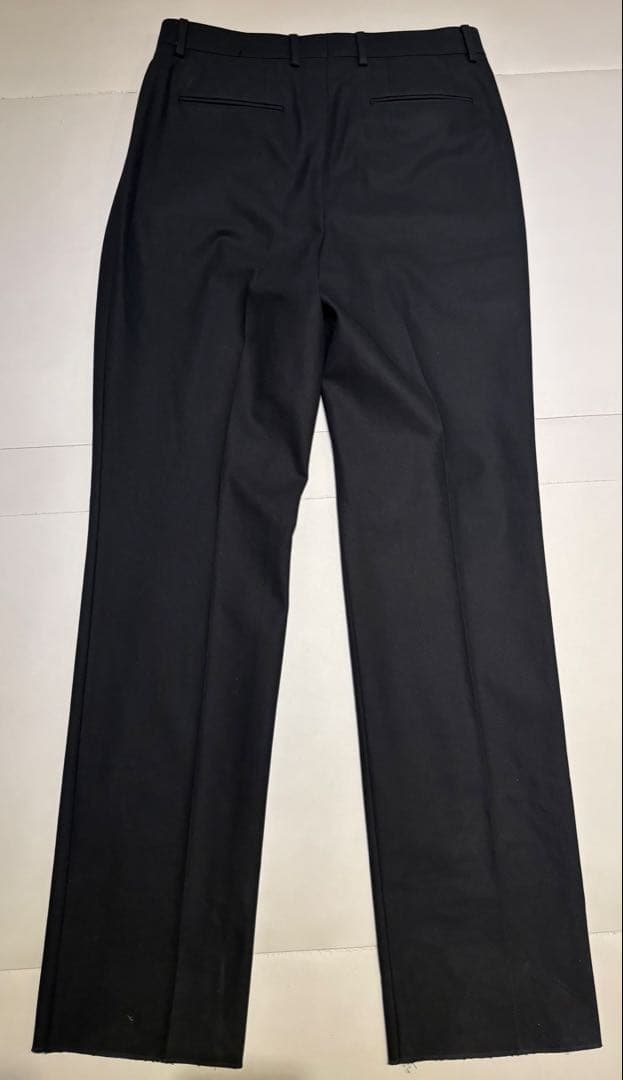 NEAT ブラック スラックス 2プリーツ コットン100 サイズ48