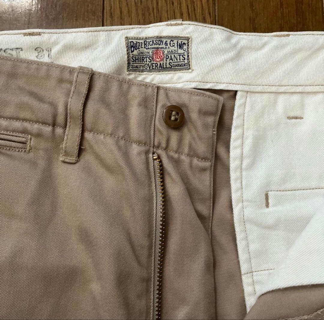 【定番】バズリクソンズ　オリジナルチノBEIGE