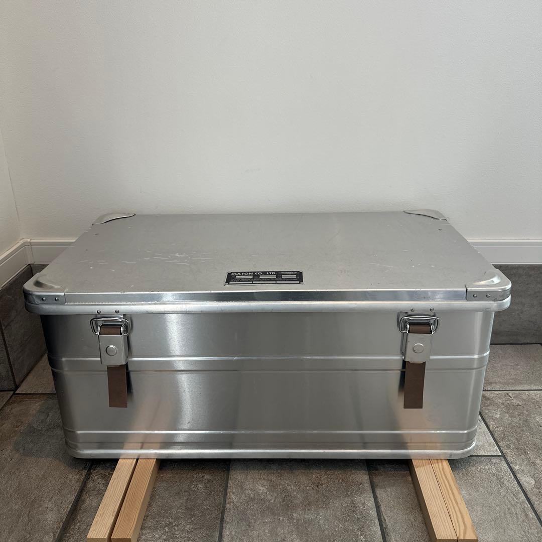 希少　美品　旧型 DULTON ダルトン アルミコンテナ Lサイズ