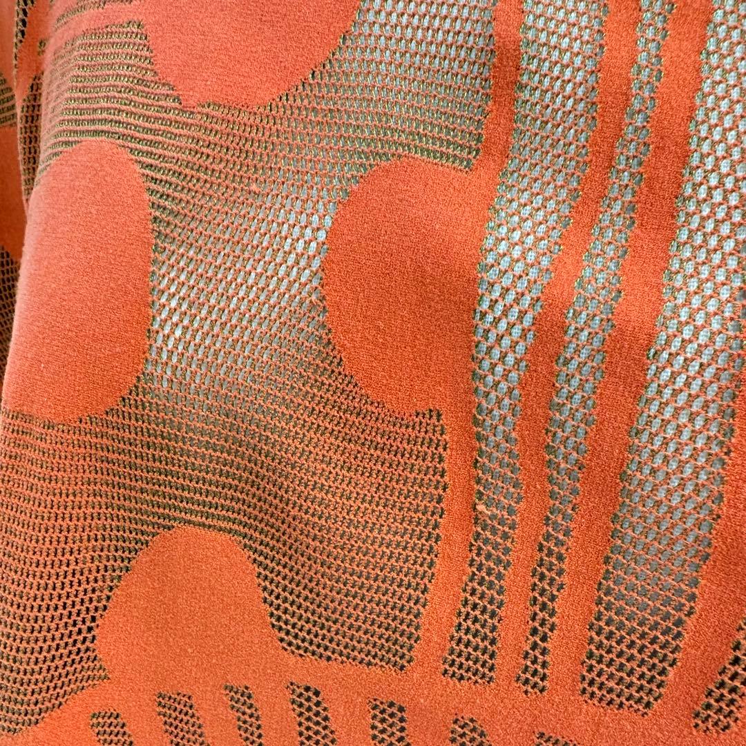 【人気】pleats please 半袖　カットソー　メッシュ　柄　サイズ3