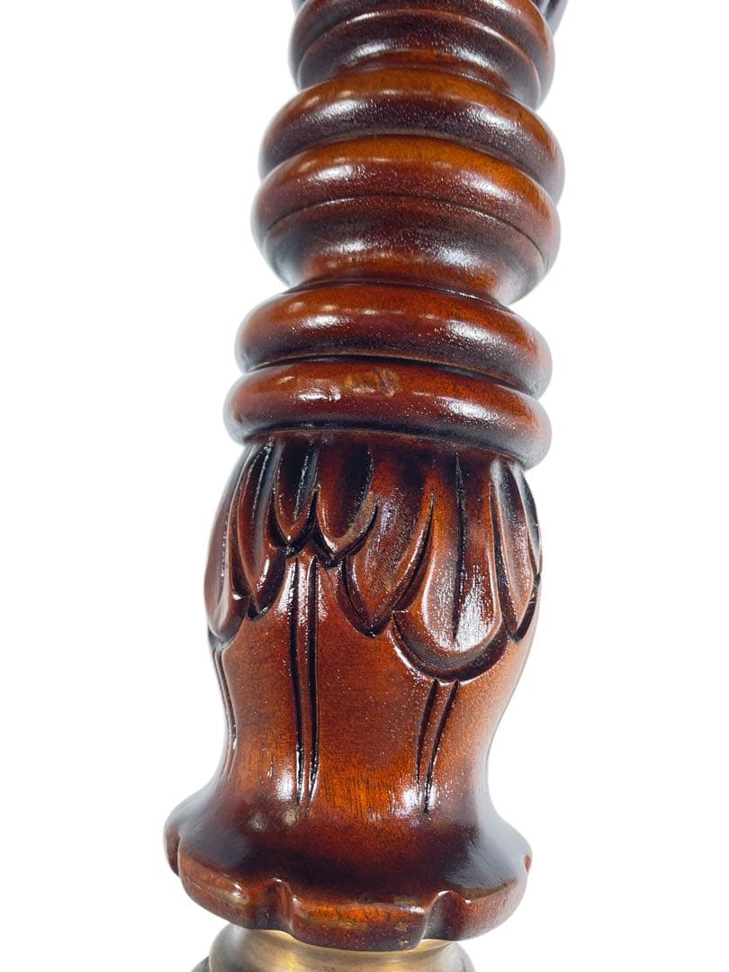 HR595 コートハンガー　高級マホガニー木製 無 垢材 コートスタンド