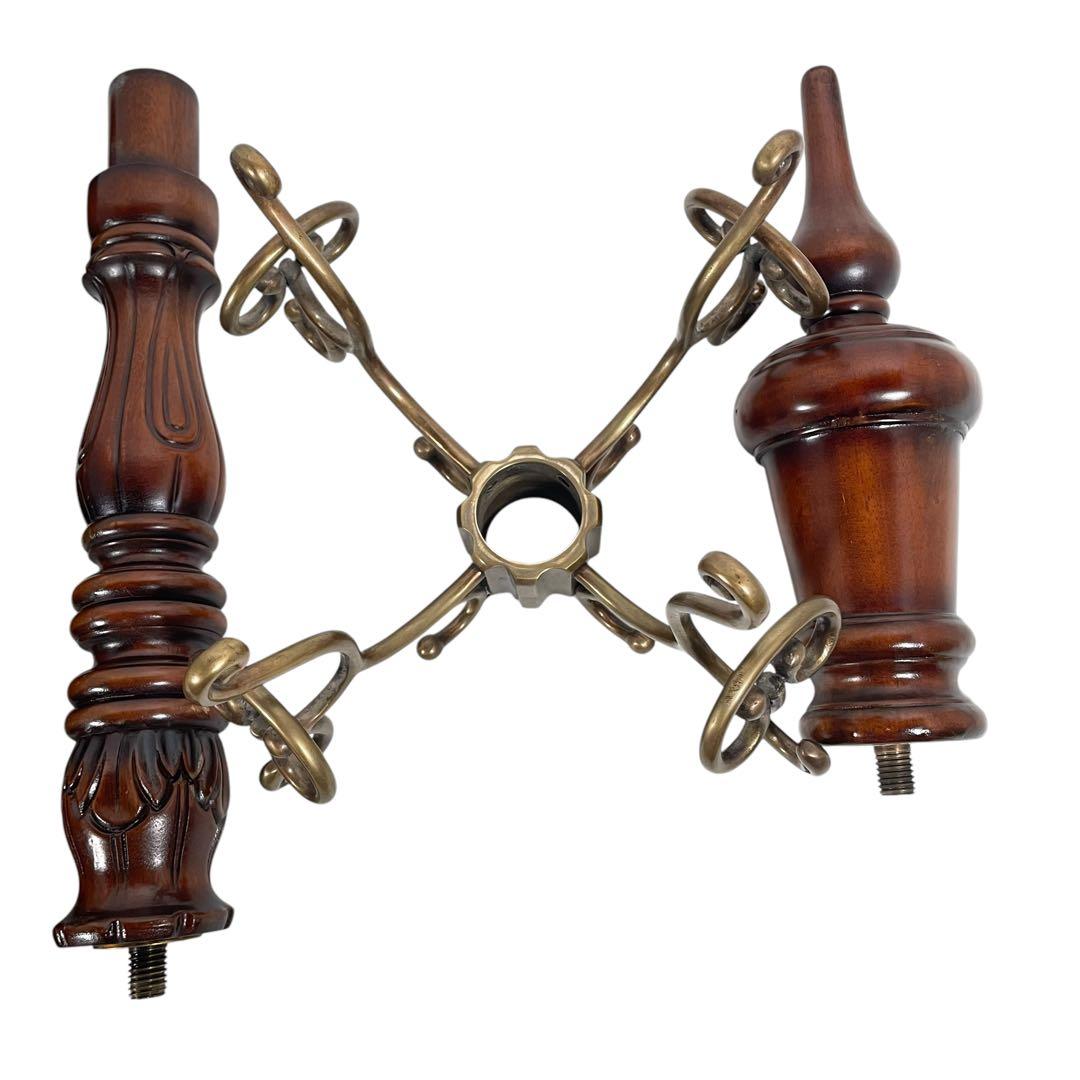 HR595 コートハンガー　高級マホガニー木製 無 垢材 コートスタンド