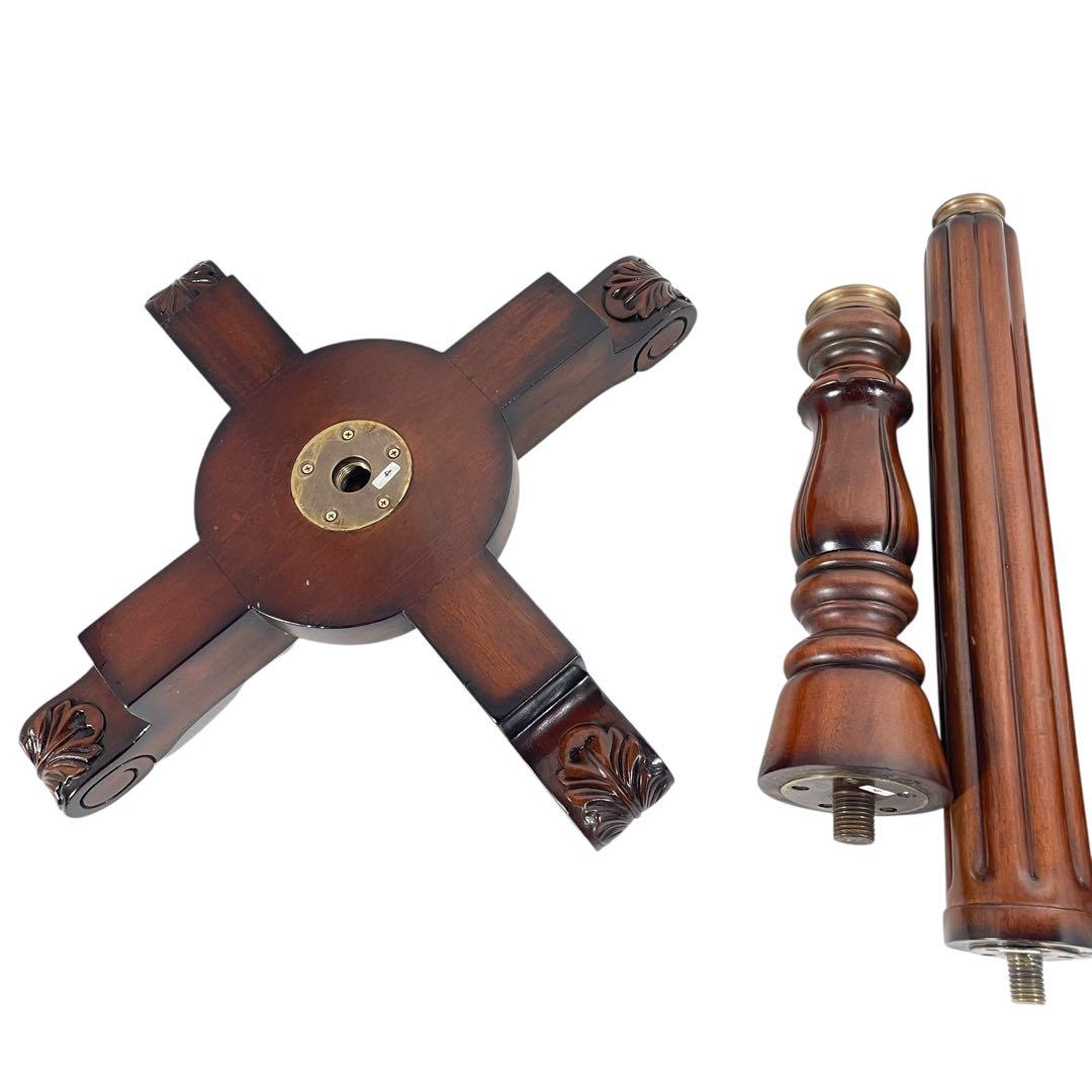 HR595 コートハンガー　高級マホガニー木製 無 垢材 コートスタンド