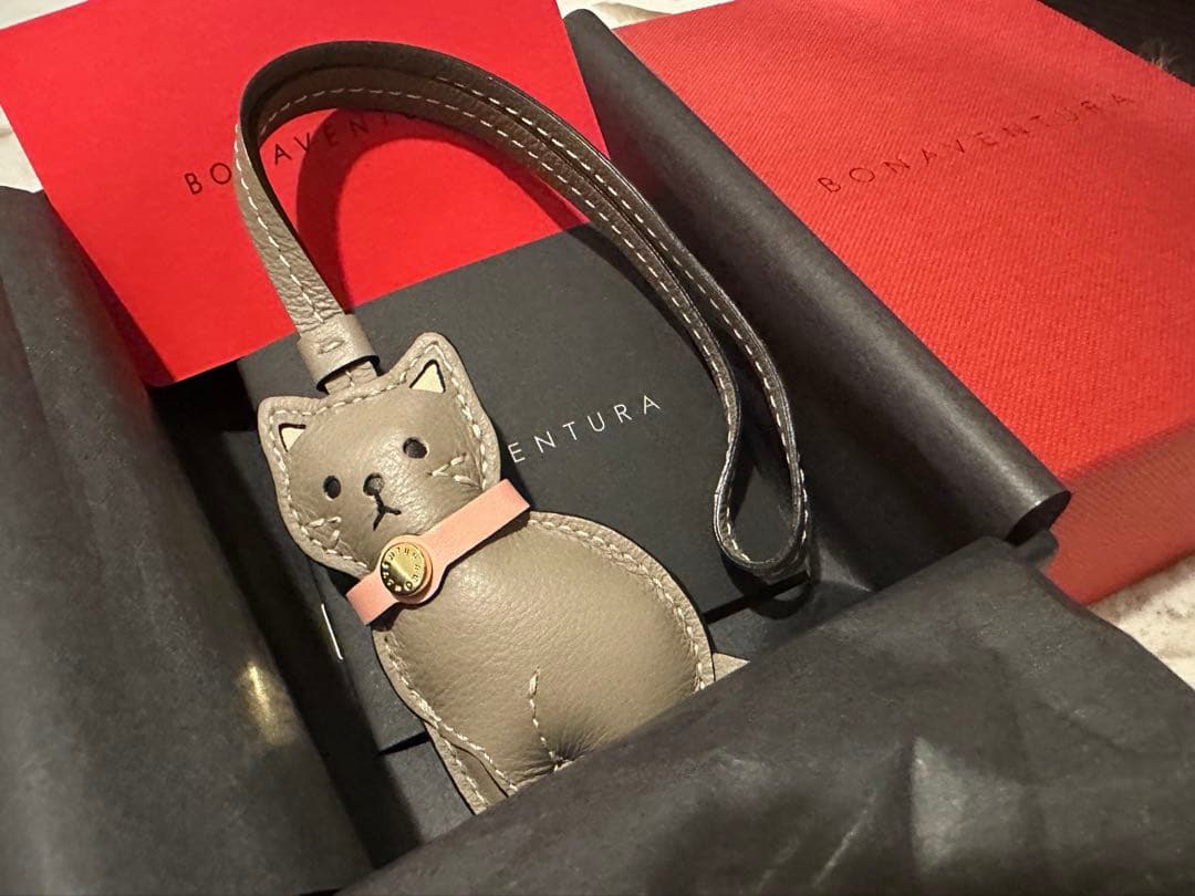 BONAVENTURA アニマルチャーム (キャット) グレージュ