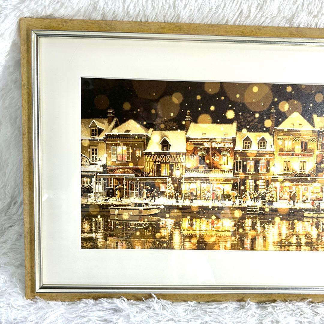 【美品】笹倉鉄平 「サン・ルーに降る雪」 公式 ポスター