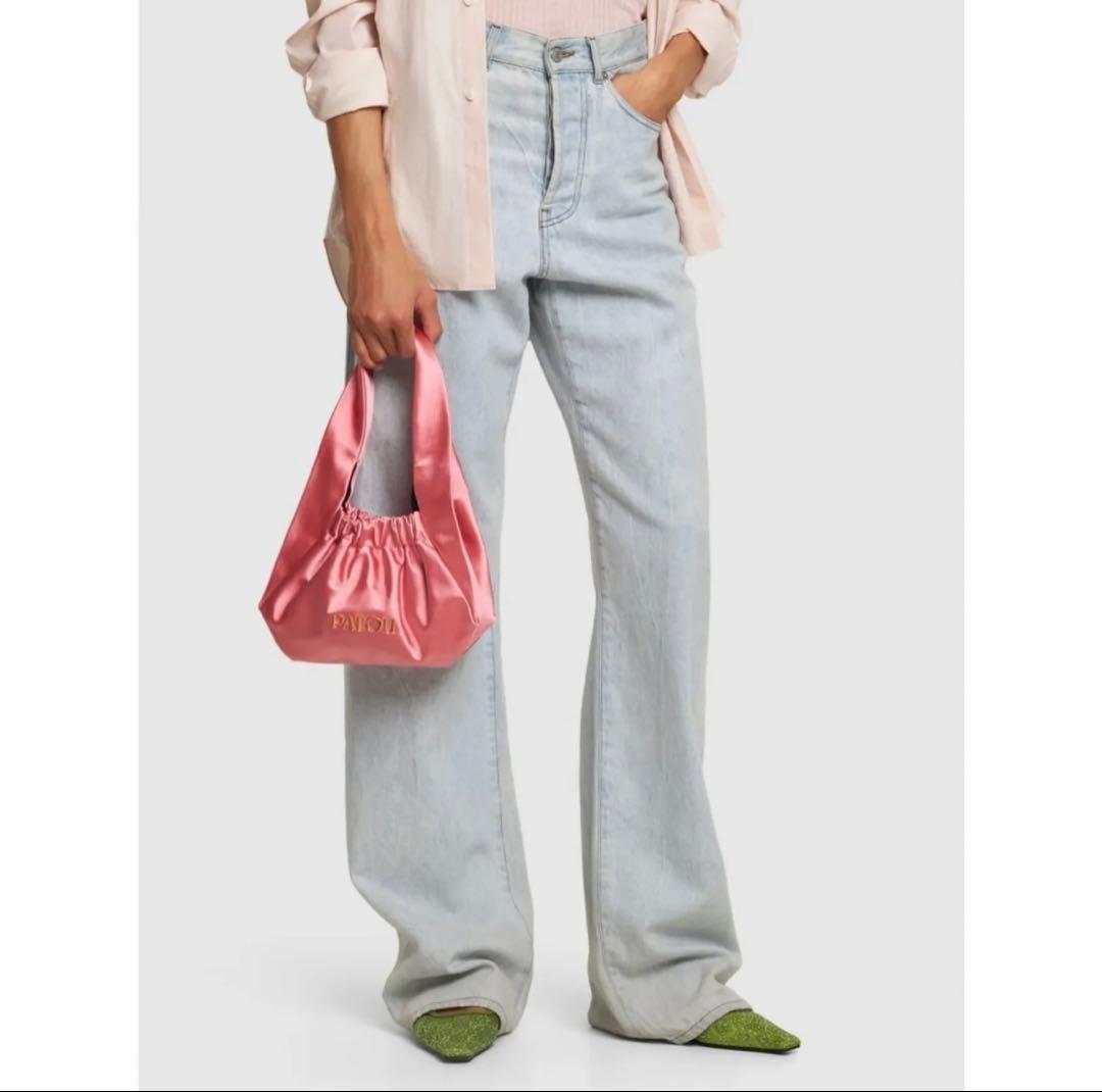 107900円⭐︎値下げ！美品！PATOU パトゥ　パトウ　バッグ　ピンク　サテン