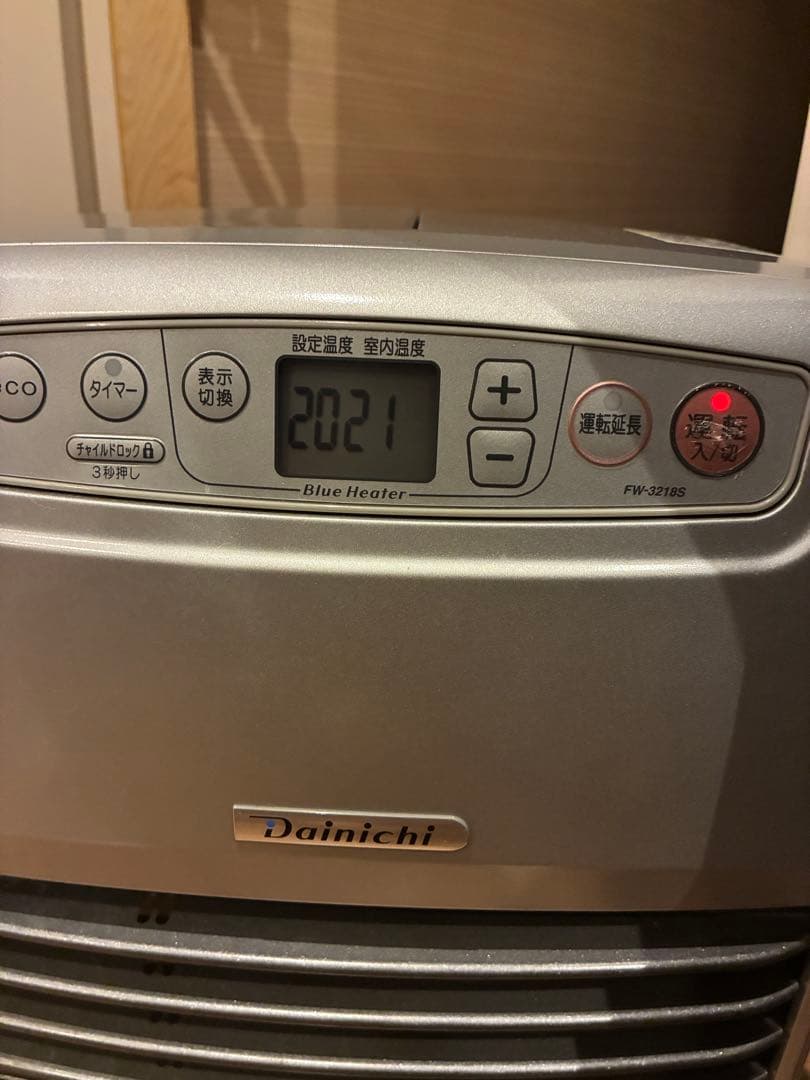 ダイニチ　石油ファンヒーター　ブルーヒーター　FW-3218S 2018年製