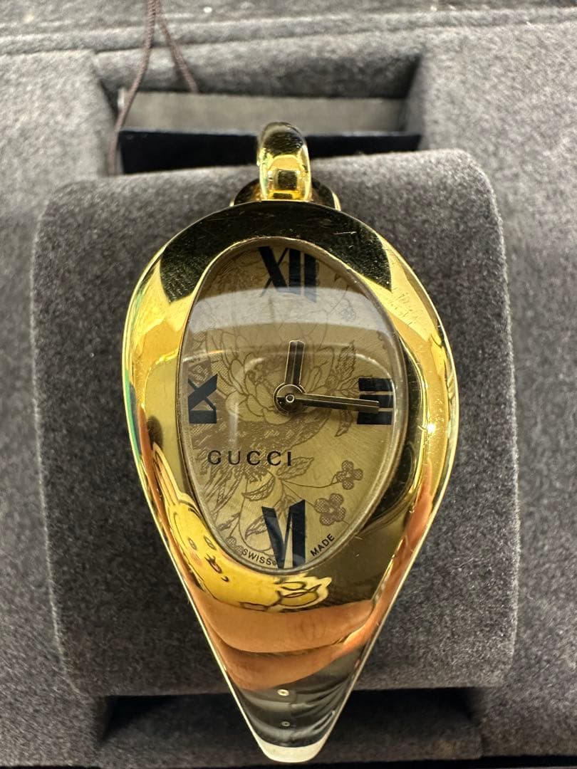 超美品　GUCCI グッチ ホースビット バングル 腕時計　レディース