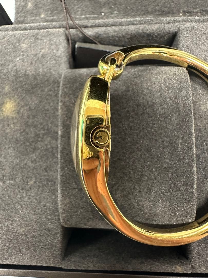 超美品　GUCCI グッチ ホースビット バングル 腕時計　レディース