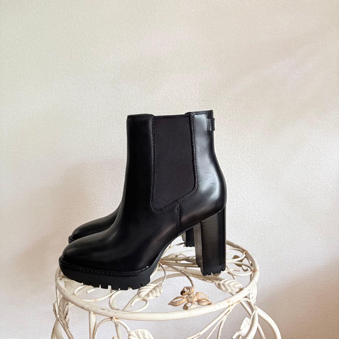 新品同様ラルフローレンプラットフォームショートブーツ