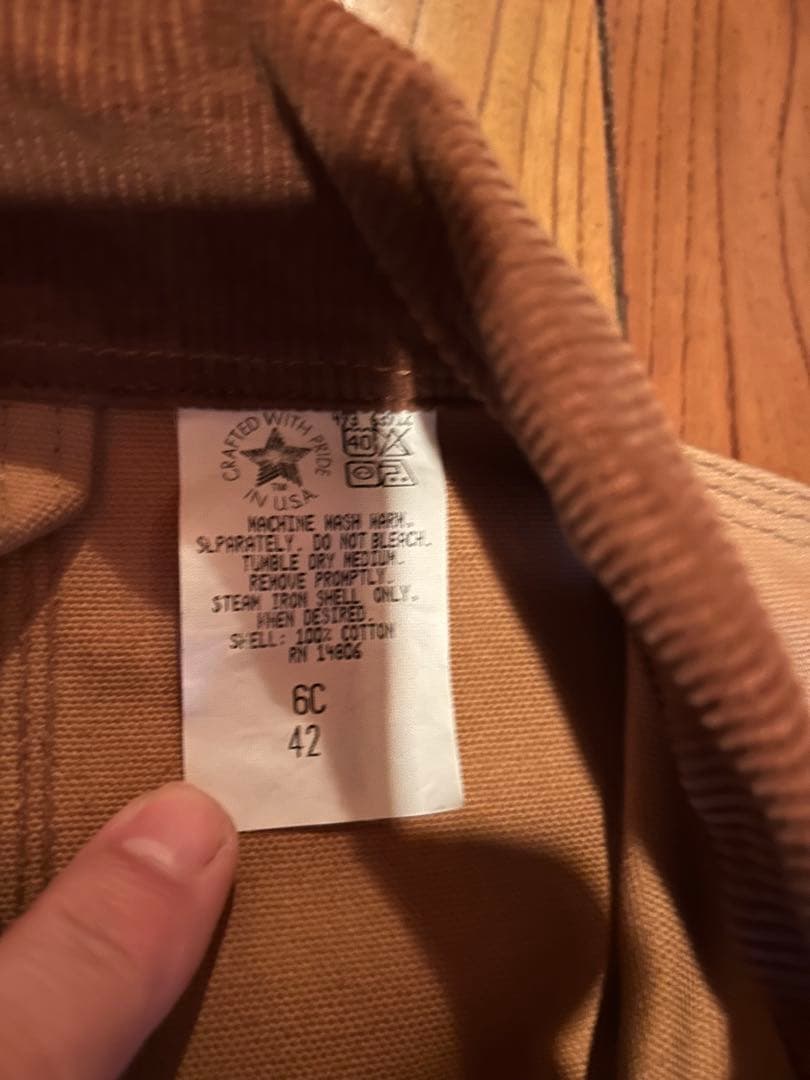 シ*ウ様 激レア　 野村訓市着　ミントコンディション　カーハートチョアコートus