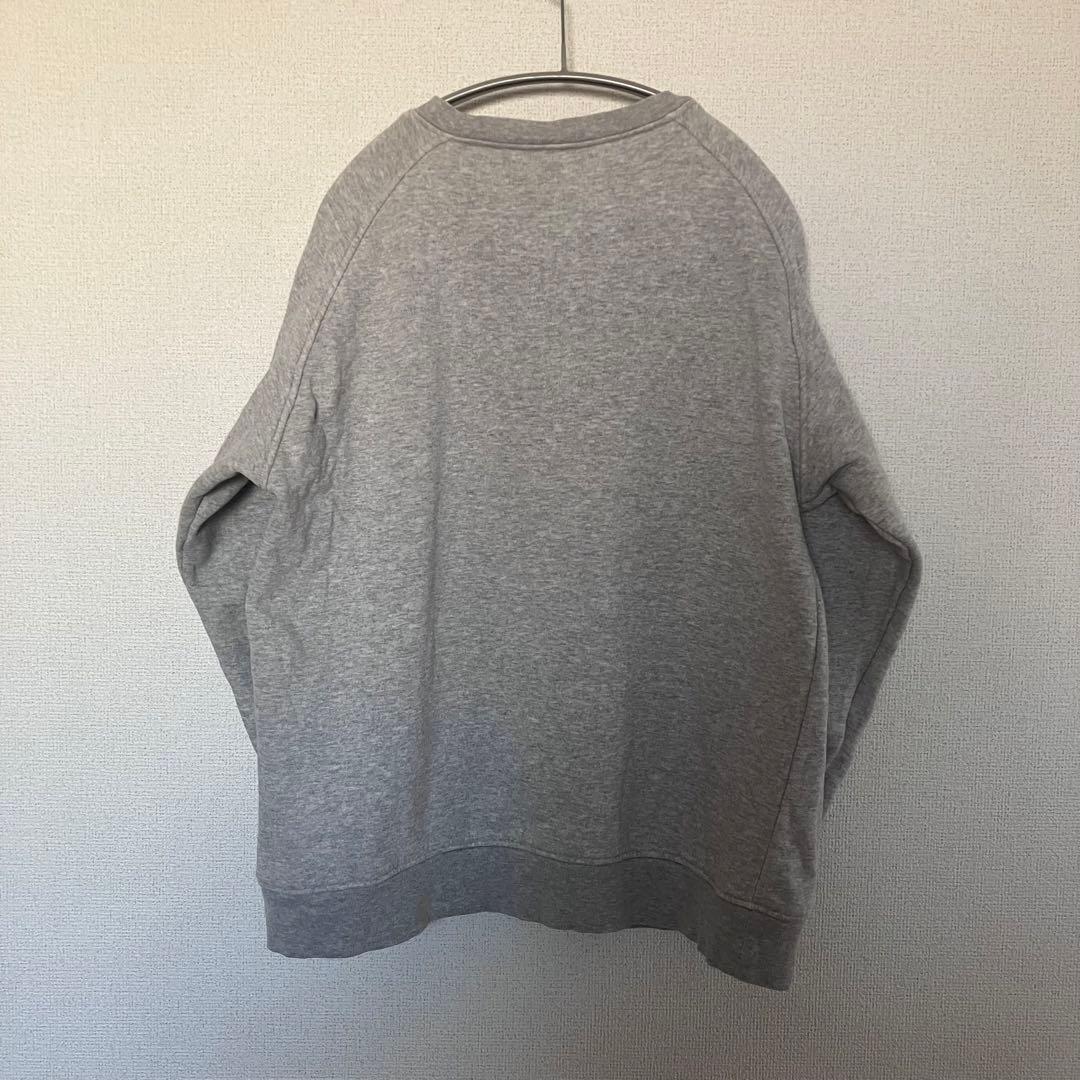 COMOLI 21ss コットン吊裏毛クルーネック Heather Gray 1