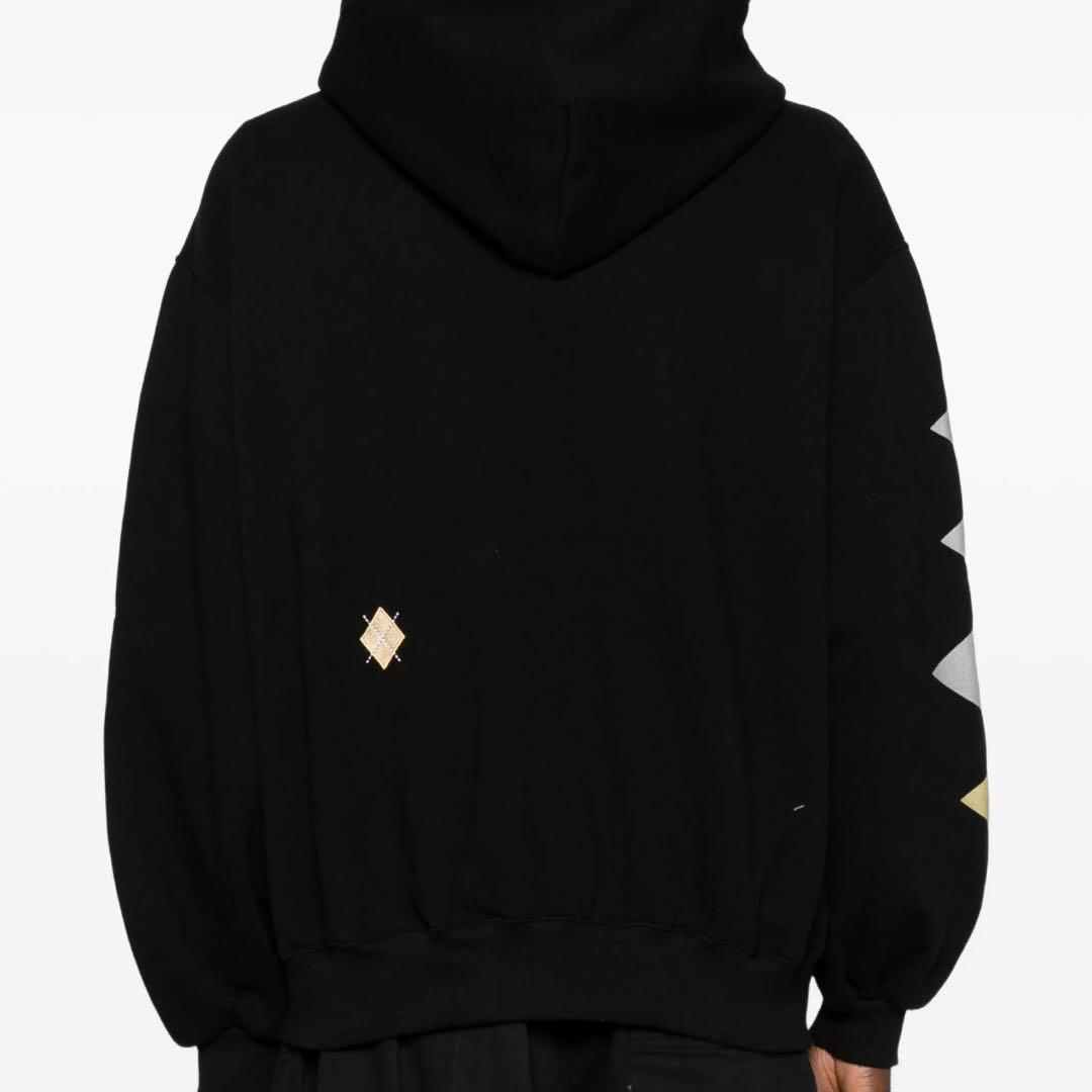 open yy パーカー　ブラック