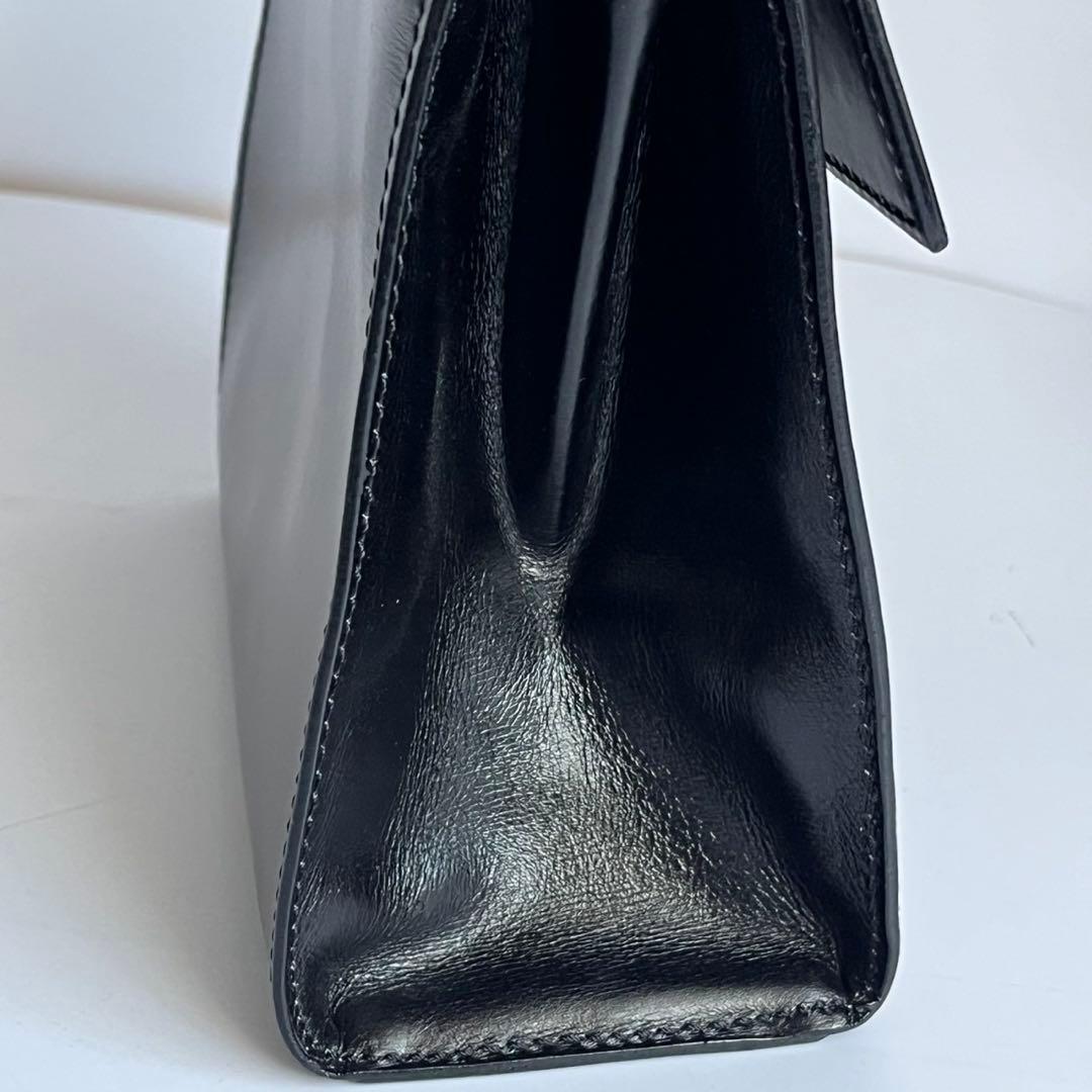 ✨極美品✨　CELINE ガンチーニ　ハンドバッグ　ブラック　黒　ミニ　バッグ