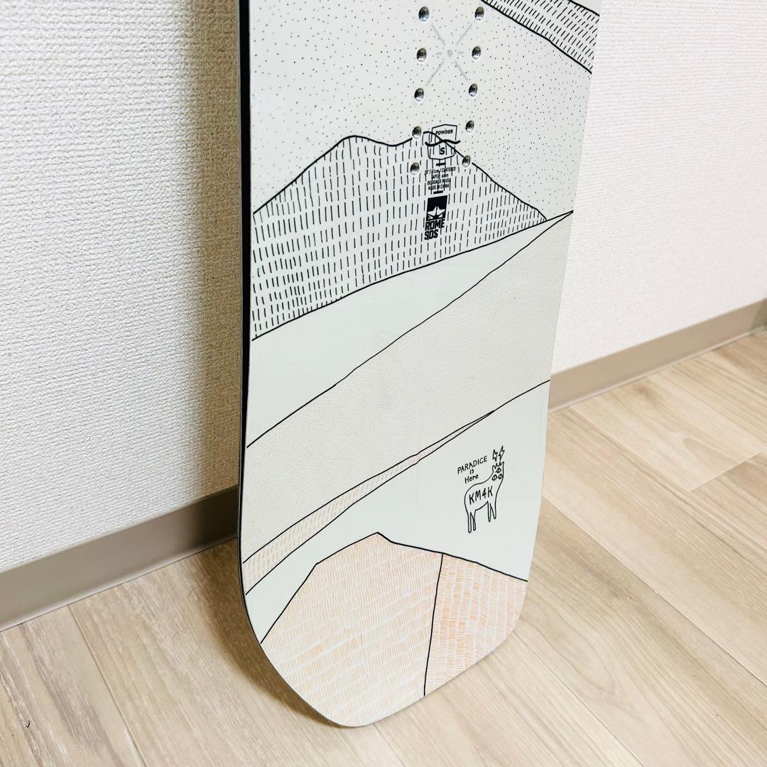 極美品 ROME×KM4K paradise stick 148 スノボ